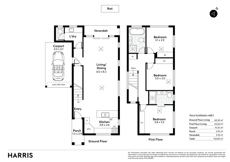 Floorplan of Homely house listing, 8B Grenache Avenue, Modbury SA 5092