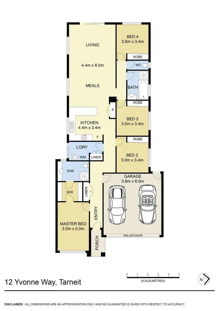 Floorplan of Homely house listing, 12 Yvonne Way, Tarneit VIC 3029