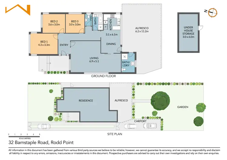 Floorplan of Homely house listing, 32 Barnstaple Road, Rodd Point NSW 2046