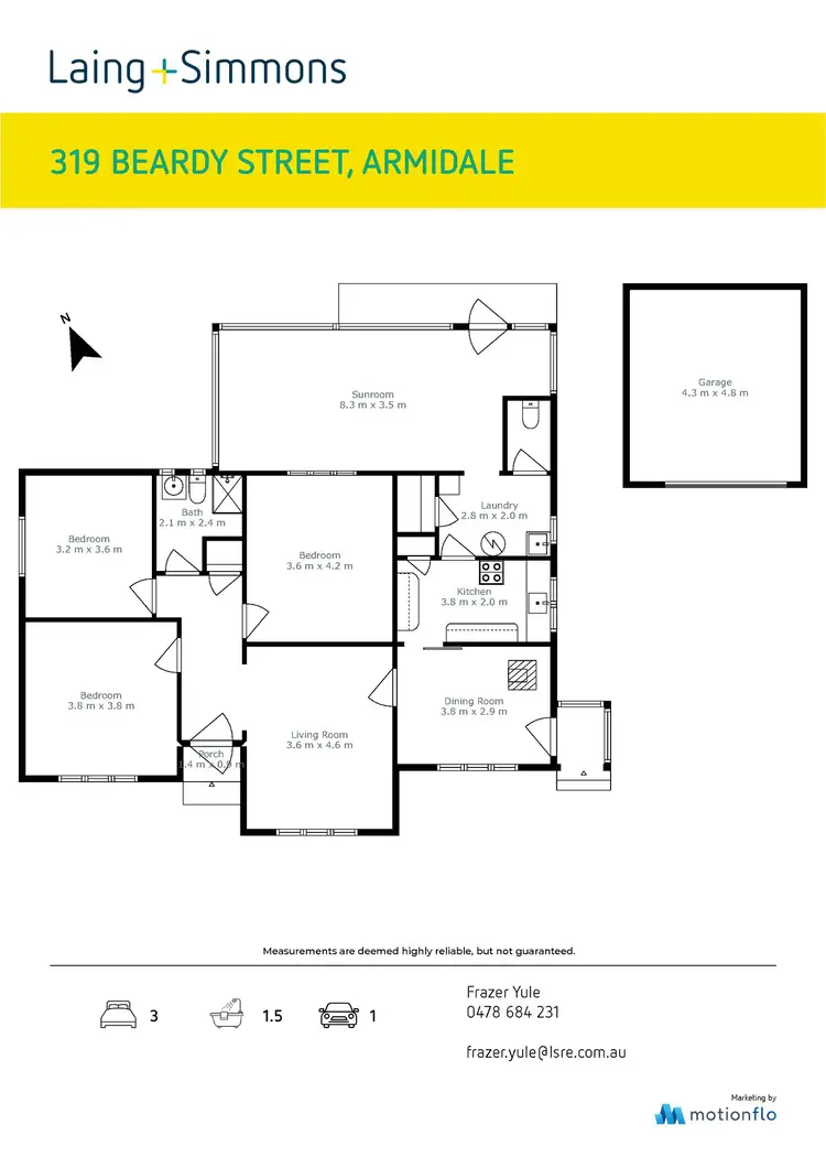 Floorplan of Homely house listing, 319 Beardy Street, Armidale NSW 2350