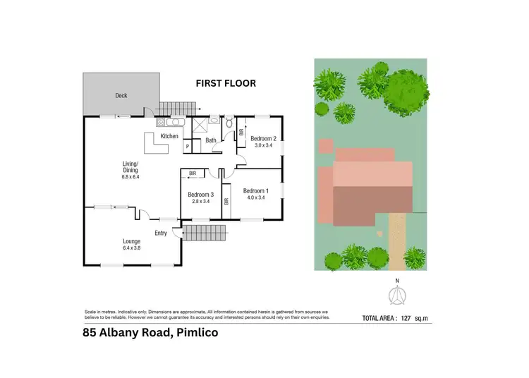 Floorplan of Homely house listing, 85 Albany Road, Pimlico QLD 4812
