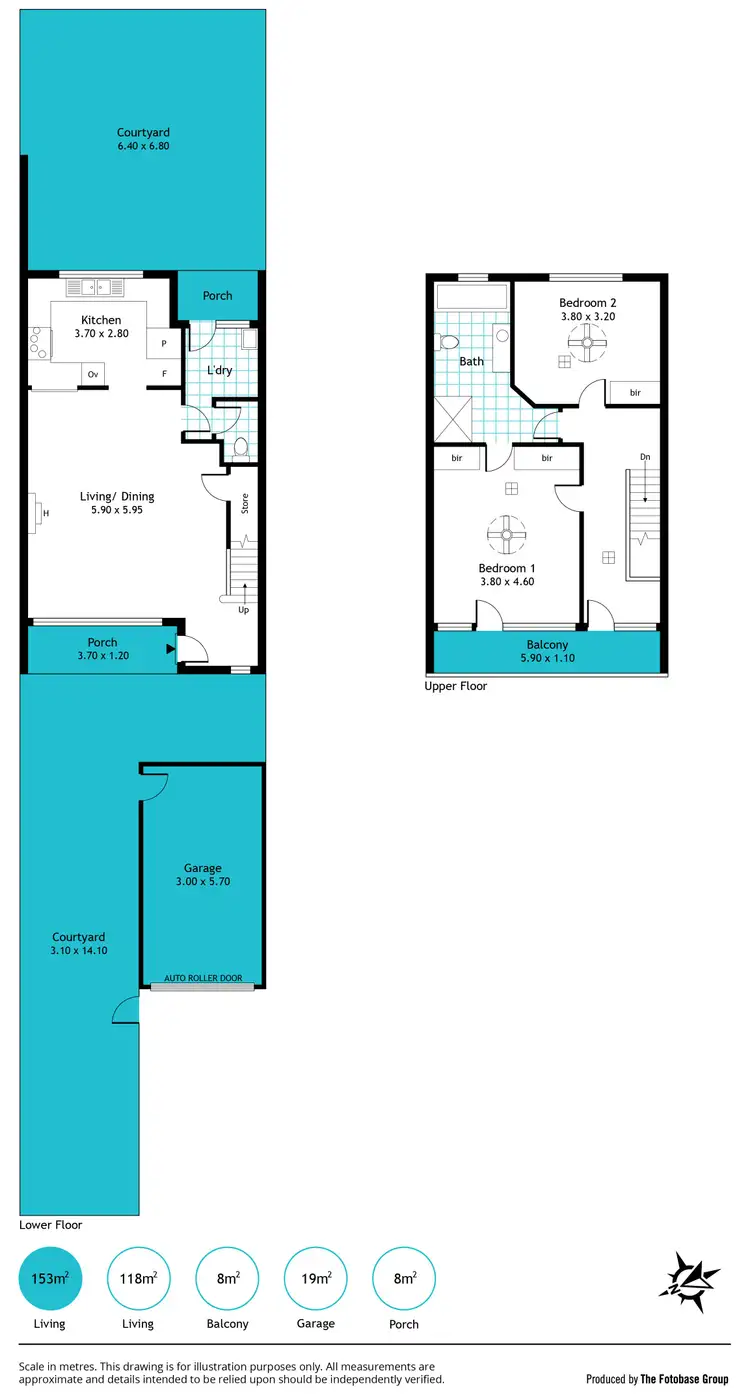 Floorplan of Homely townhouse listing, 3/47-49 Airport Road, Brooklyn Park SA 5032