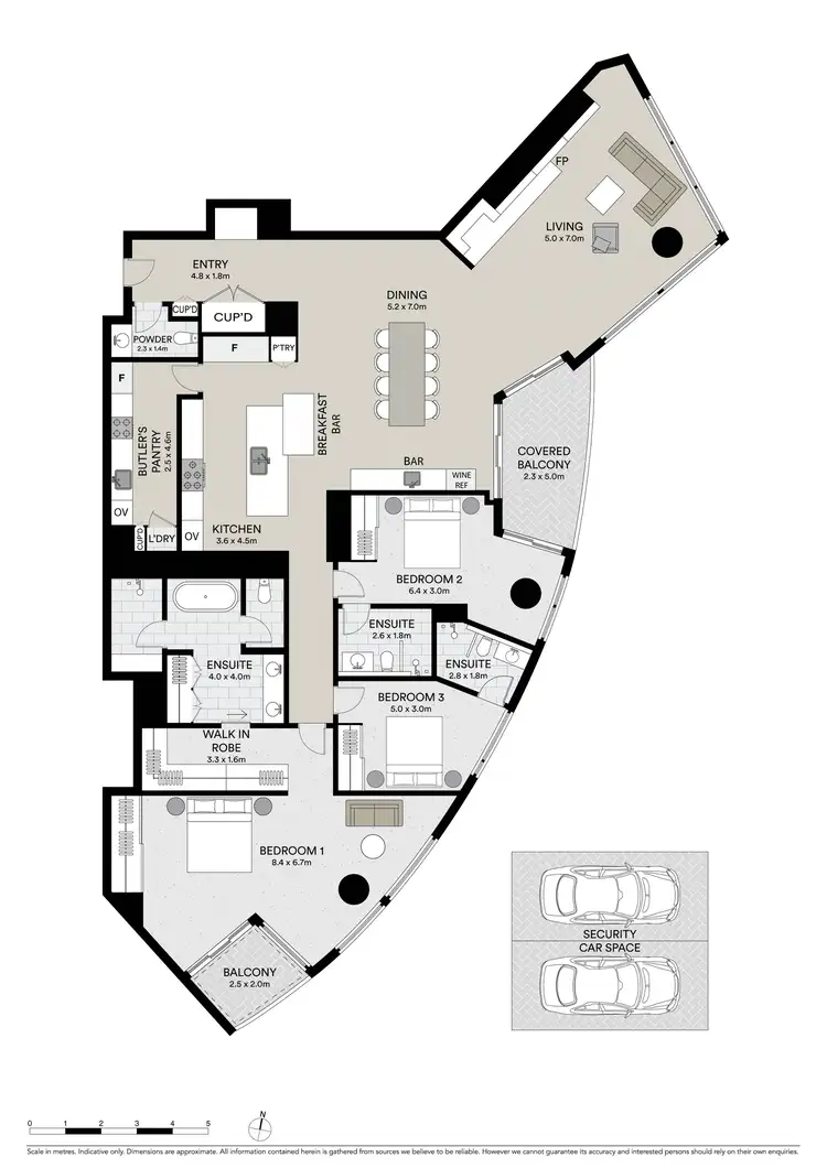 Floorplan of Homely apartment listing, 5203/1A Barangaroo Avenue, Barangaroo NSW 2000