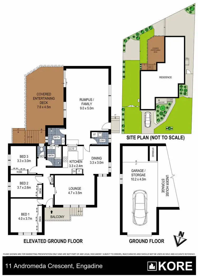 Floorplan of Homely house listing, 11 Andromeda Crescent, Engadine NSW 2233
