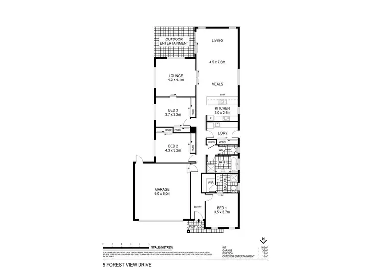 Floorplan of Homely house listing, 5 Forest View Drive, Maryborough VIC 3465