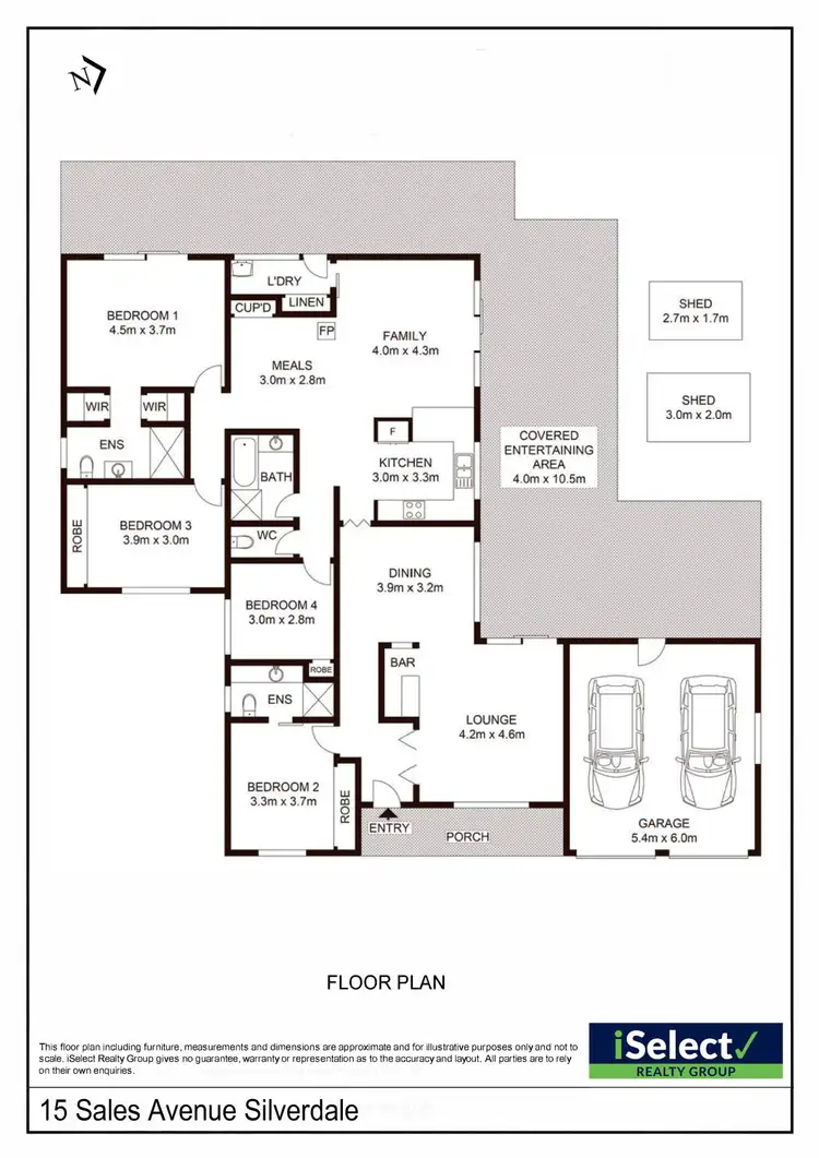Floorplan of Homely house listing, 15 Sales Avenue, Silverdale NSW 2752