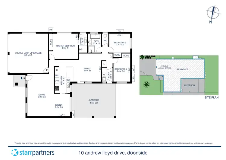 Floorplan of Homely house listing, 10 Andrew Lloyd Drive, Doonside NSW 2767