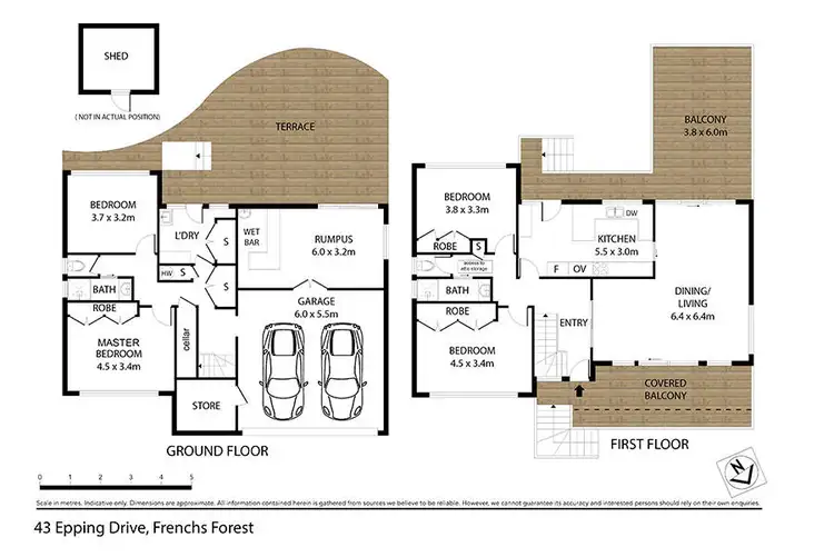 Floorplan of Homely house listing, 43 Epping Drive, Frenchs Forest NSW 2086