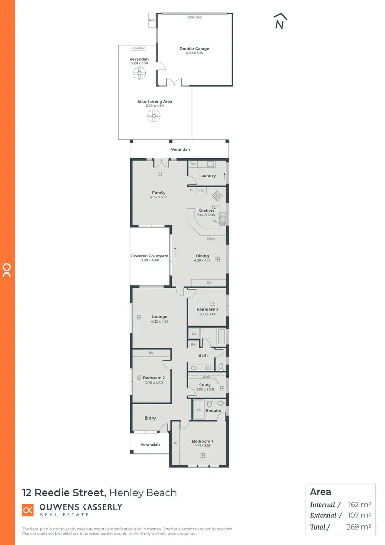 Floorplan of Homely house listing, 12 Reedie Street, Henley Beach SA 5022