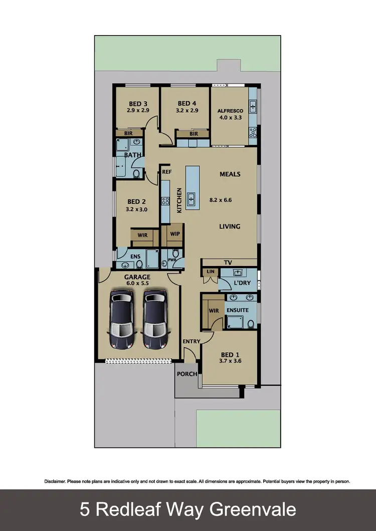 Floorplan of Homely house listing, 5 Redleaf Way, Greenvale VIC 3059