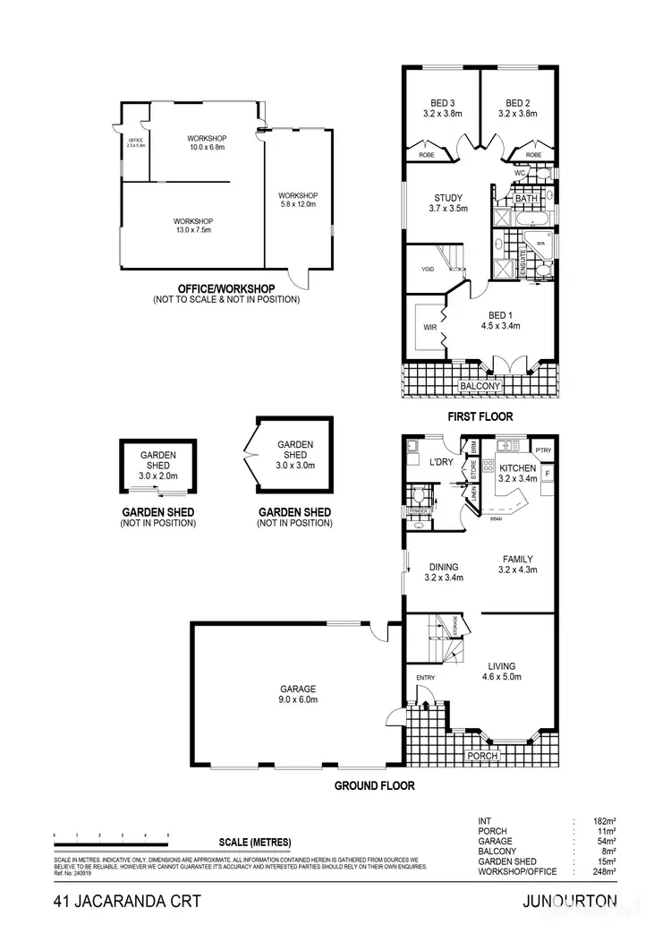 Floorplan of Homely house listing, 41 Jacaranda Court, Junortoun VIC 3551