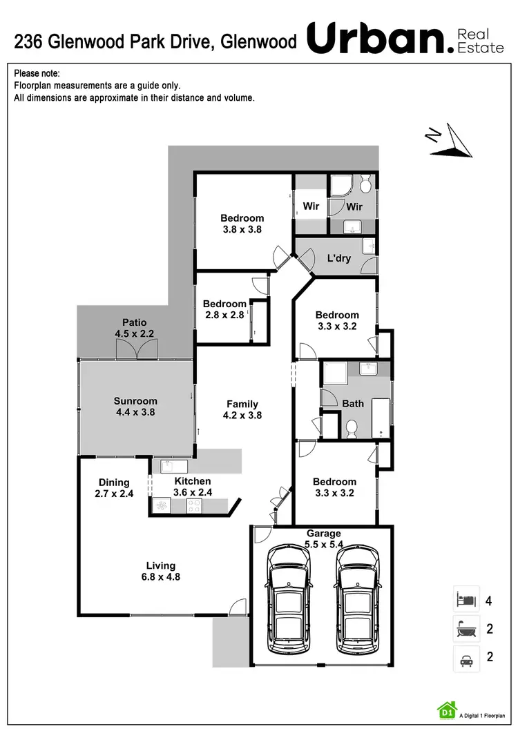 Floorplan of Homely house listing, 236 Glenwood Park Drive, Glenwood NSW 2768