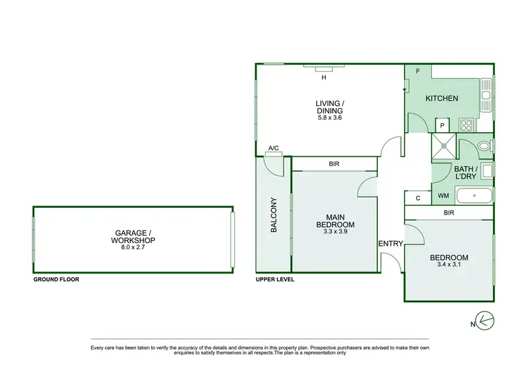 Floorplan of Homely apartment listing, 4/41 Sutherland Road, Armadale VIC 3143