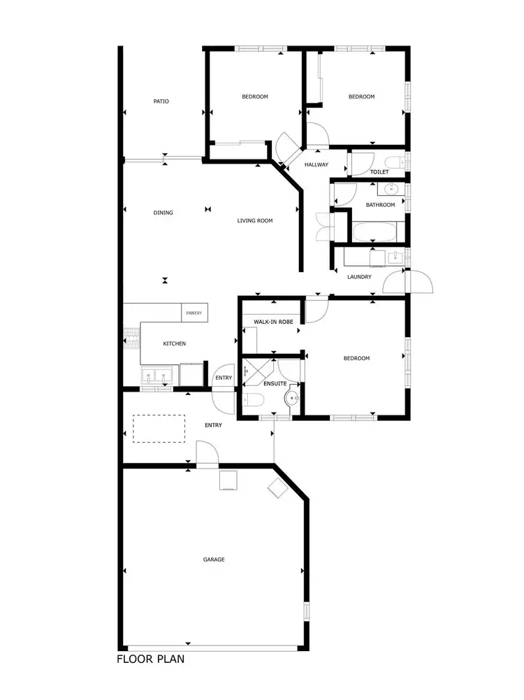Floorplan of Homely unit listing, 12/190-194 Irene Street, Mooroobool QLD 4870