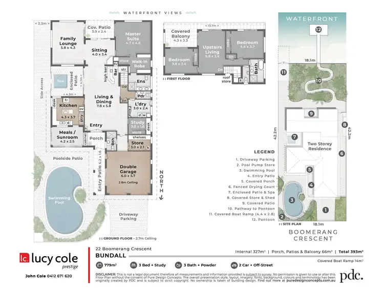 Floorplan of Homely house listing, 22 Boomerang Crescent, Sorrento QLD 4217