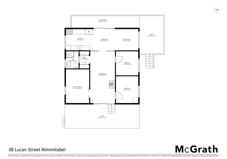 Floorplan of Homely house listing, 38 Lucan Street, Nimmitabel NSW 2631