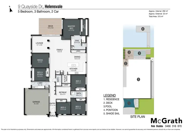 Floorplan of Homely house listing, 9 Quayside Drive, Helensvale QLD 4212