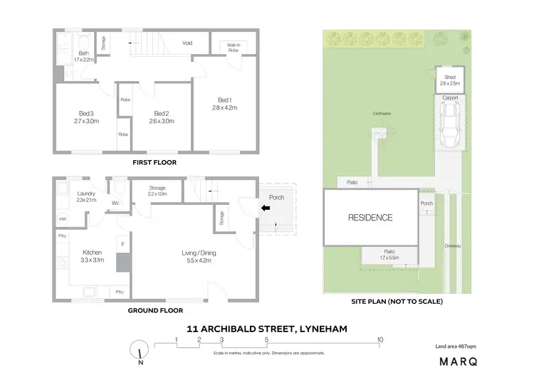 Floorplan of Homely semi-detached listing, 11 Archibald Street, Lyneham ACT 2602