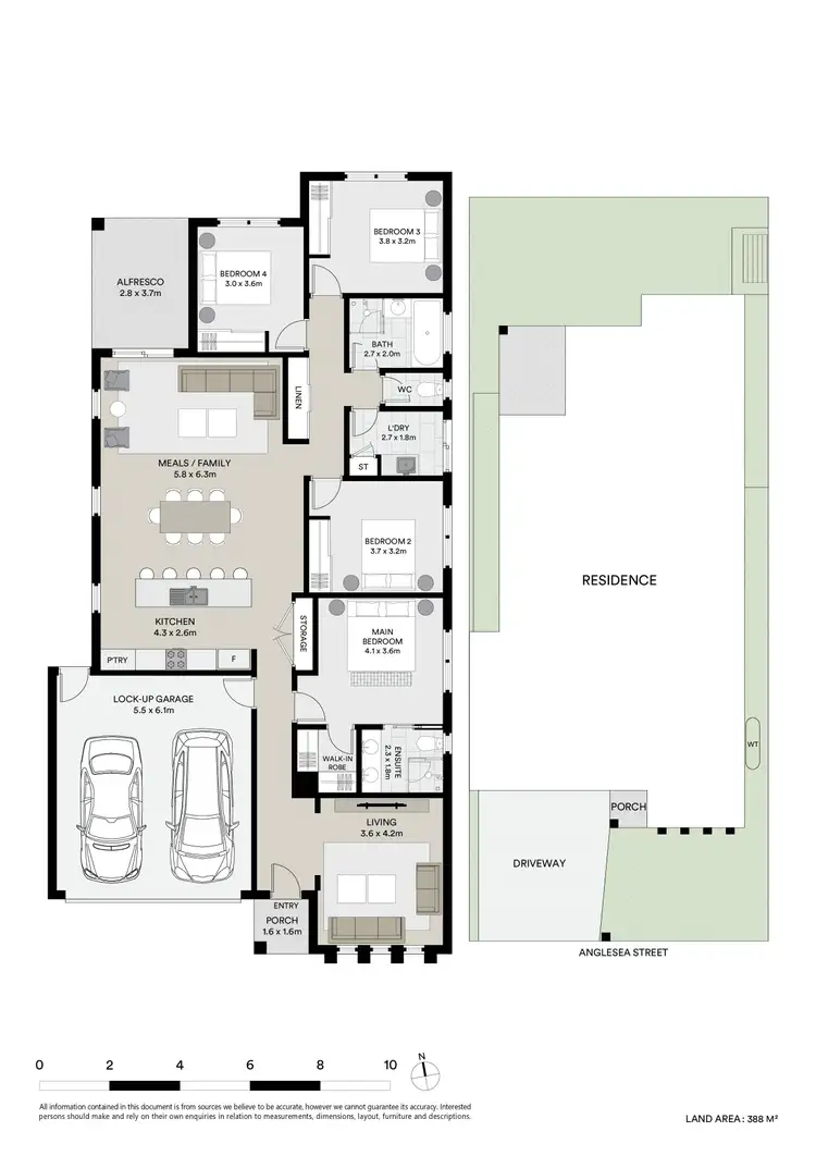 Floorplan of Homely house listing, 16 Anglesea Street, Winter Valley VIC 3358