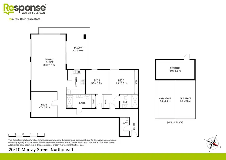 Floorplan of Homely unit listing, 26/10 Murray Street, Northmead NSW 2152