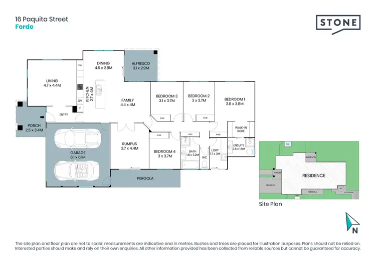 Floorplan of Homely house listing, 16 Paquita Street, Forde ACT 2914