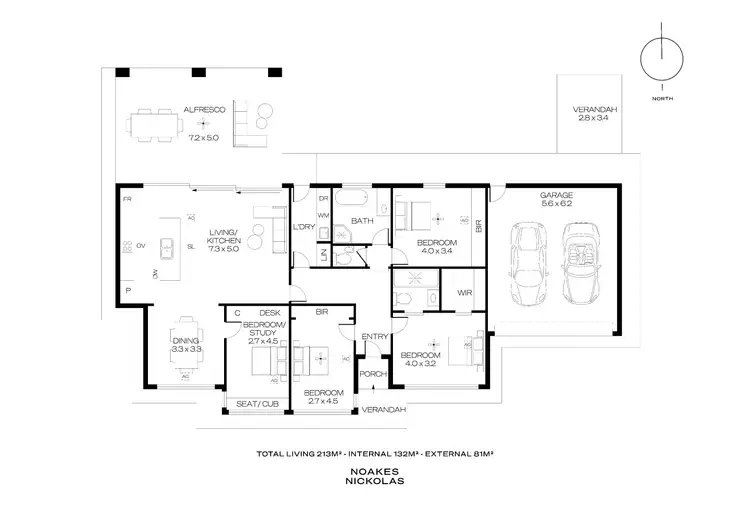 Floorplan of Homely house listing, 7 Repton Road, Somerton Park SA 5044