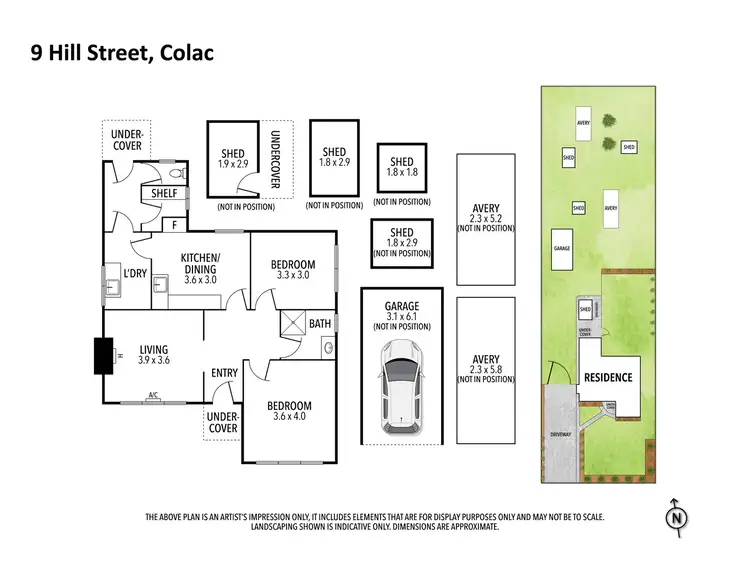 Floorplan of Homely house listing, 9 Hill Street, Colac VIC 3250