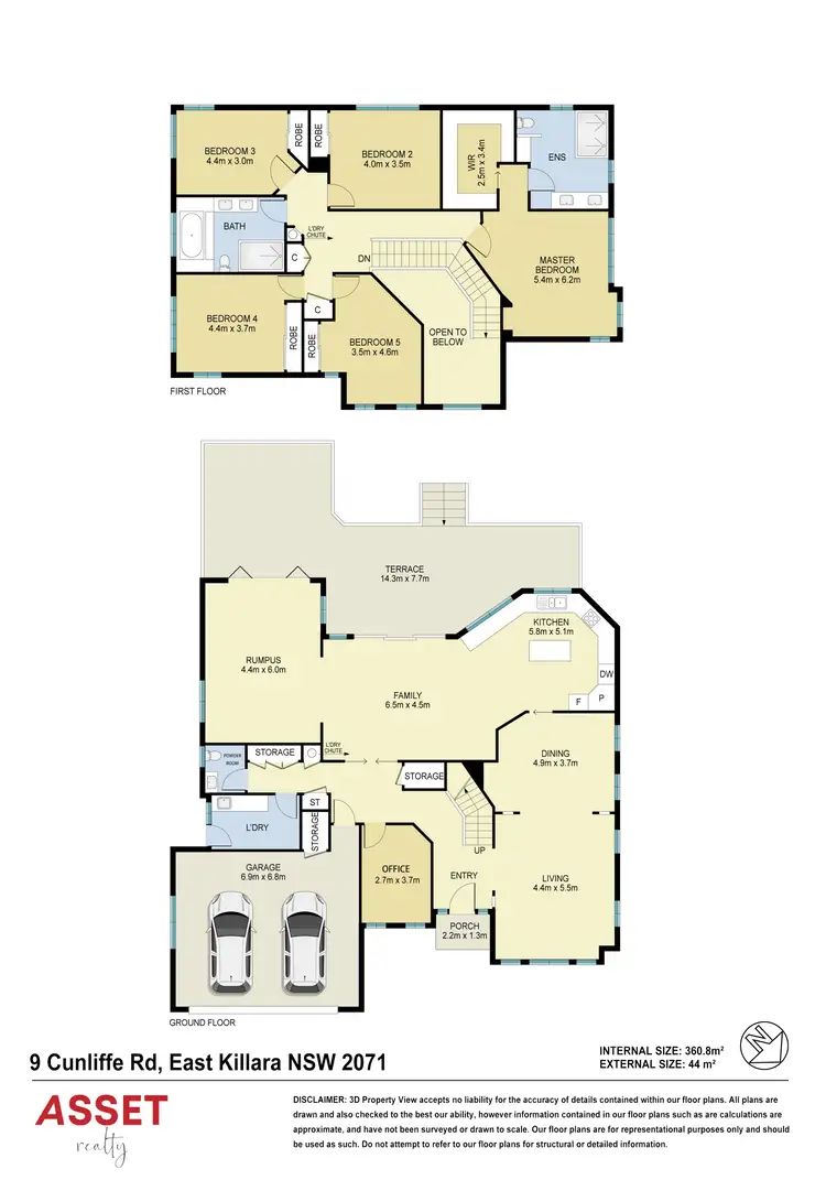 Floorplan of Homely house listing, 9 Cunliffe Road, East Killara NSW 2071