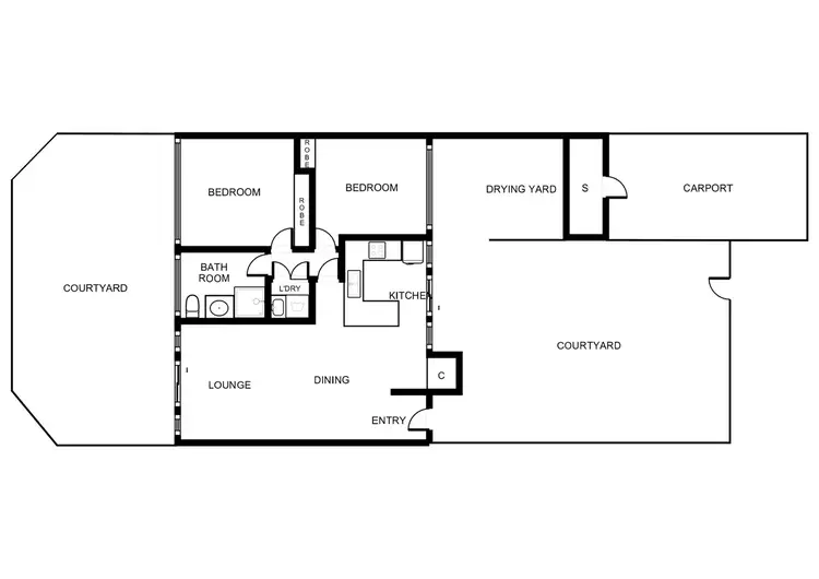 Floorplan of Homely townhouse listing, 17/5 Tristania Street, Rivett ACT 2611