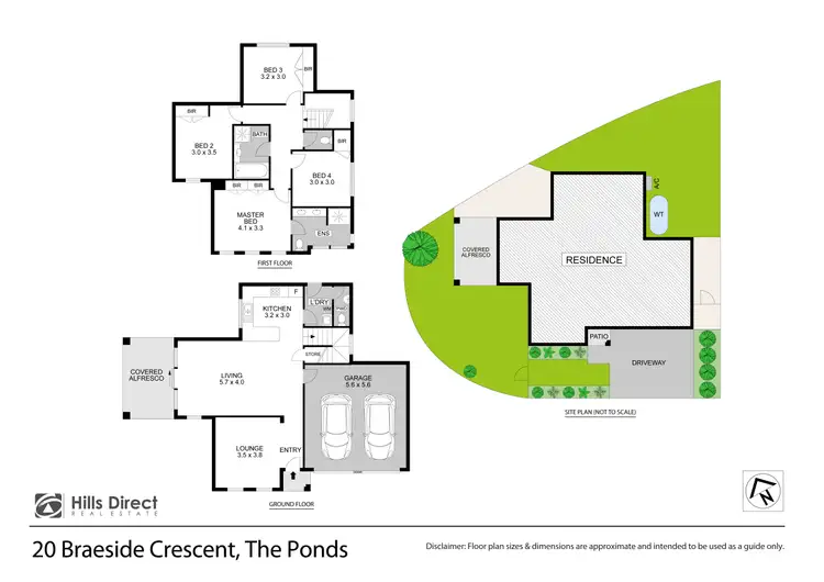 Floorplan of Homely house listing, 20 Braeside Crescent, The Ponds NSW 2769