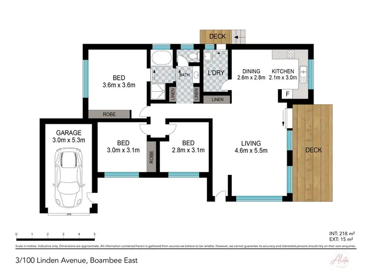 Floorplan of Homely villa listing, 3/100 Linden Avenue, Boambee East NSW 2452