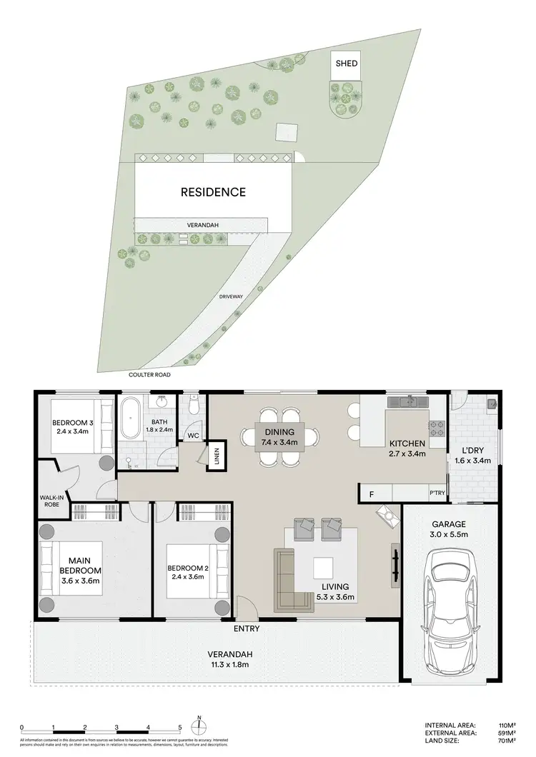 Floorplan of Homely house listing, 13 Coulter Road, Wyoming NSW 2250