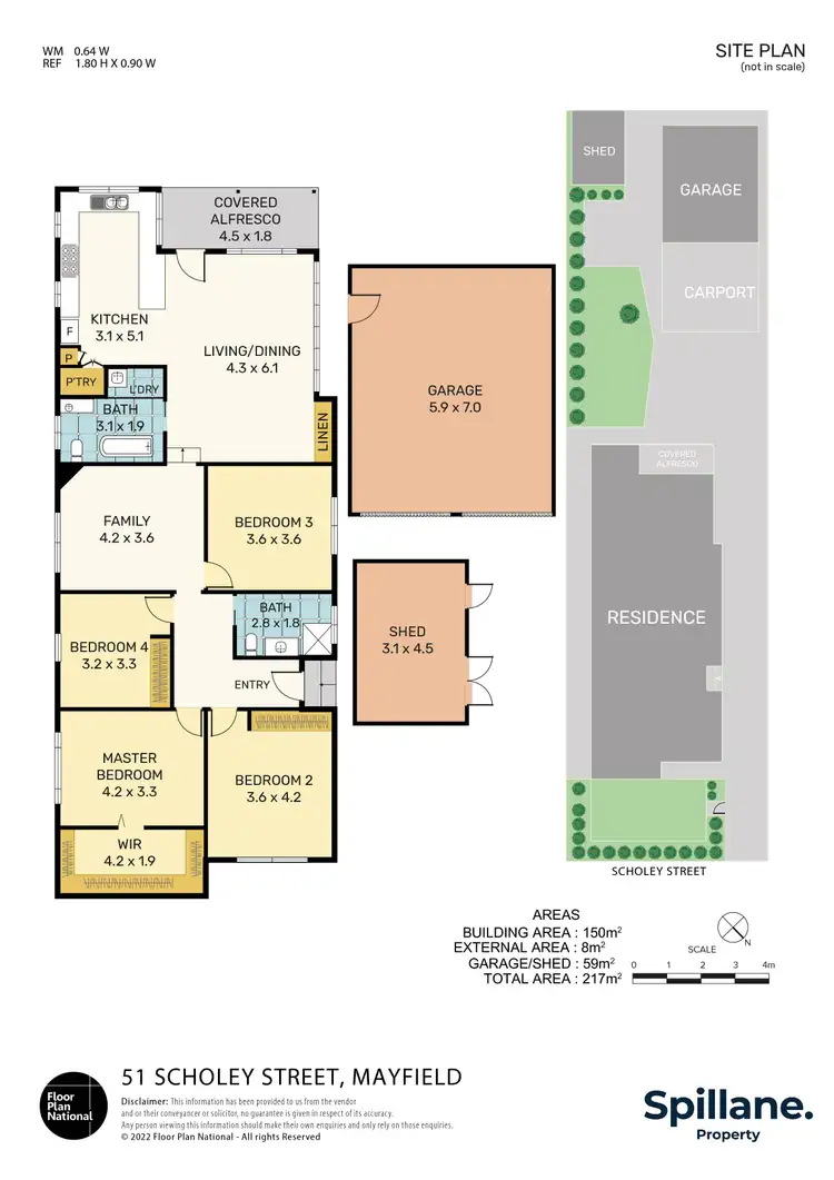 Floorplan of Homely house listing, 51 Scholey Street, Mayfield NSW 2304