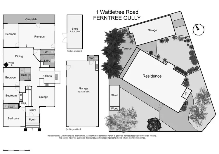 Floorplan of Homely house listing, 1 Wattletree Road, Ferntree Gully VIC 3156