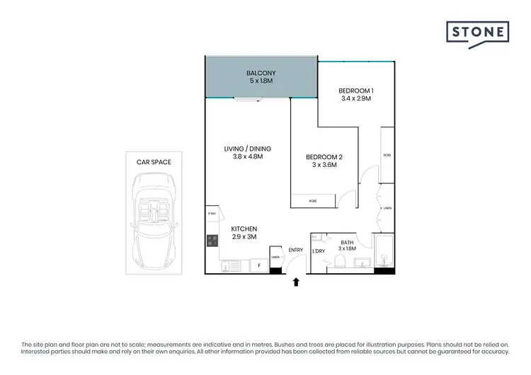 Floorplan of Homely apartment listing, Address available on request