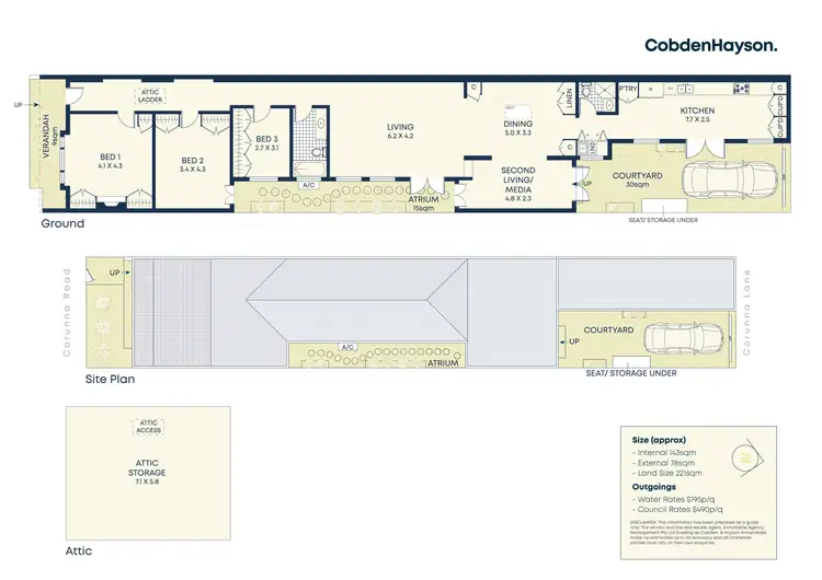 Floorplan of Homely house listing, 18 Corunna Road, Stanmore NSW 2048