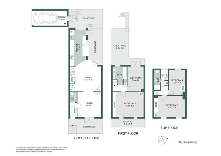 Floorplan of Homely house listing, 4 Hipwood Street, Kirribilli NSW 2061