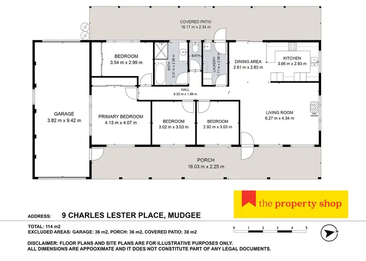 Floorplan of Homely house listing, 9 Charles Lester Place, Mudgee NSW 2850