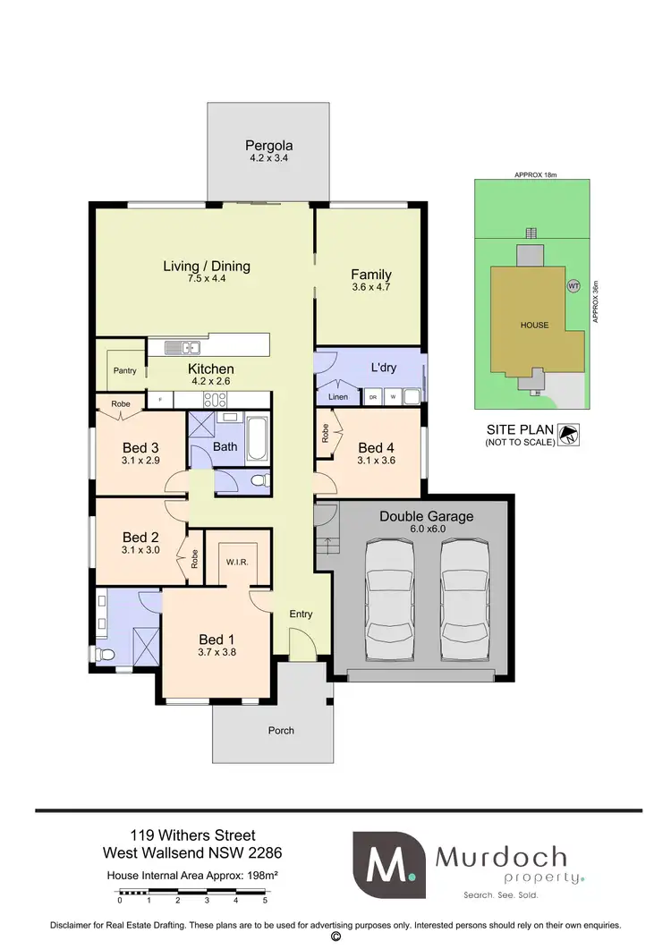Floorplan of Homely house listing, 119 Withers Street, West Wallsend NSW 2286