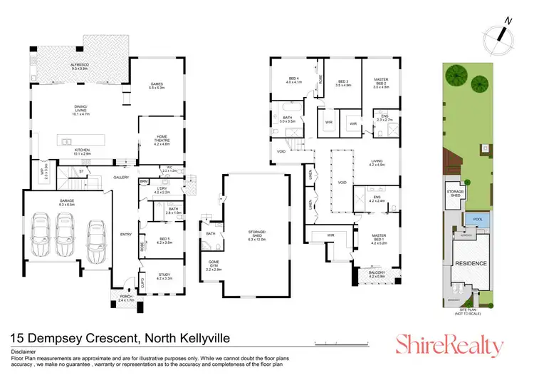 Floorplan of Homely house listing, 15 Dempsey Crescent, North Kellyville NSW 2155