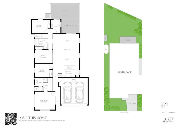 Floorplan of Homely house listing, 6 Lakeview Place, Springfield Lakes QLD 4300