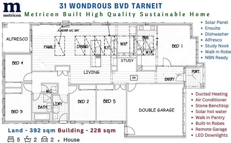 Floorplan of Homely house listing, 31 Wondrous Boulevard, Tarneit VIC 3029