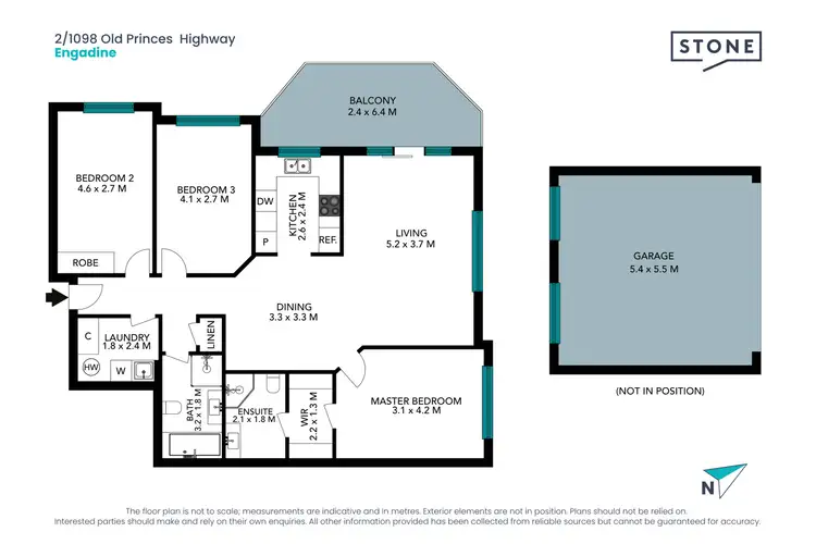 Floorplan of Homely unit listing, 2/1098-1102 Old Princes Highway, Engadine NSW 2233
