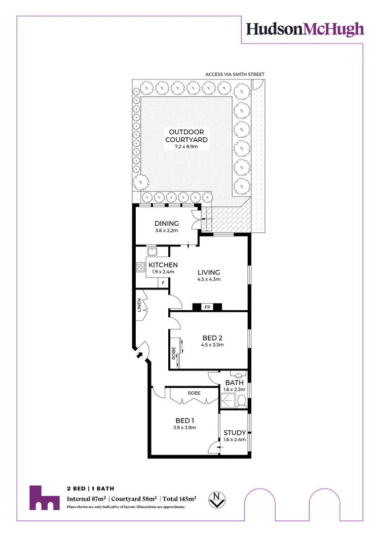 Floorplan of Homely apartment listing, 5/159 Smith Street, Summer Hill NSW 2130