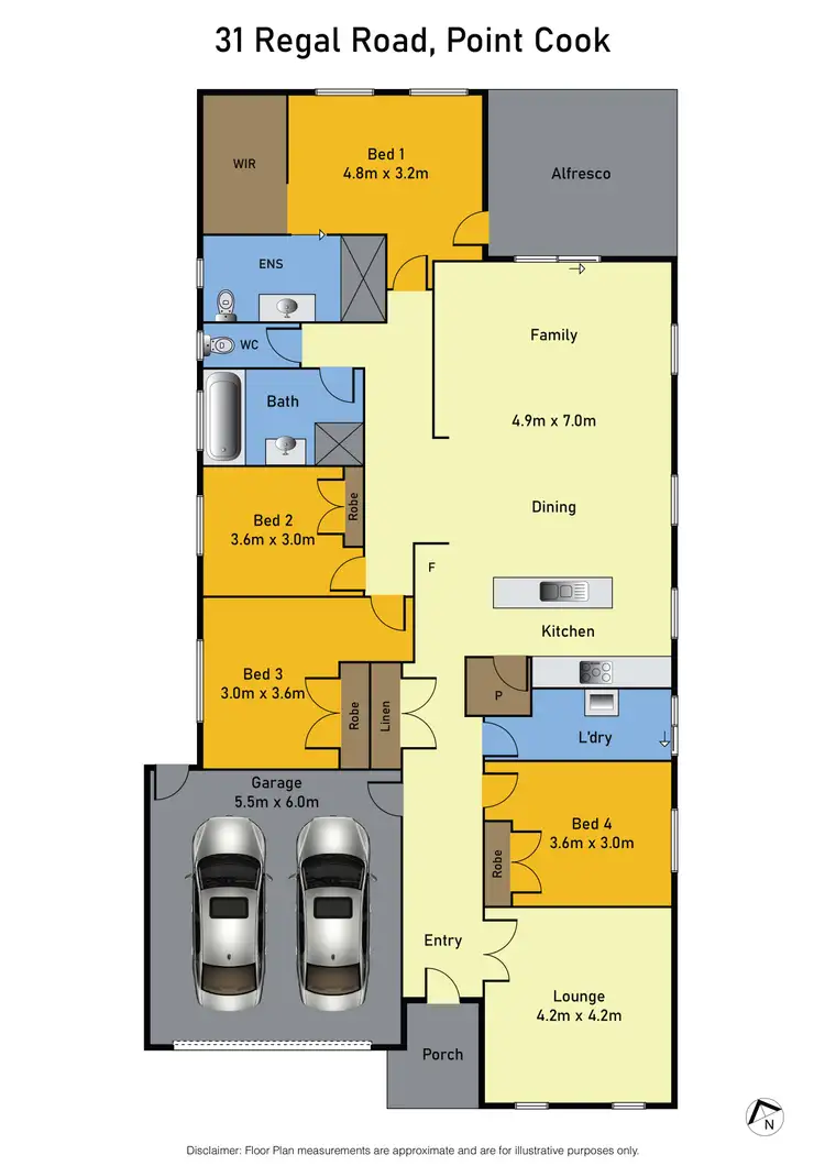 Floorplan of Homely house listing, 31 Regal Road, Point Cook VIC 3030