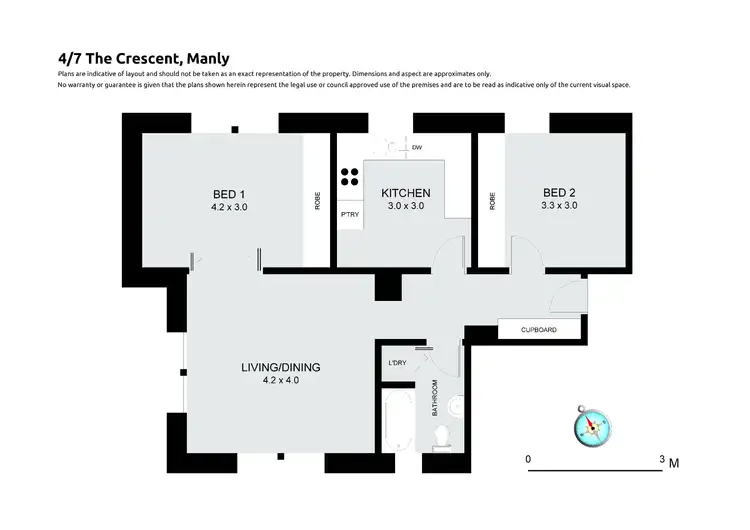 Floorplan of Homely unit listing, 4/7 The Crescent, Manly NSW 2095