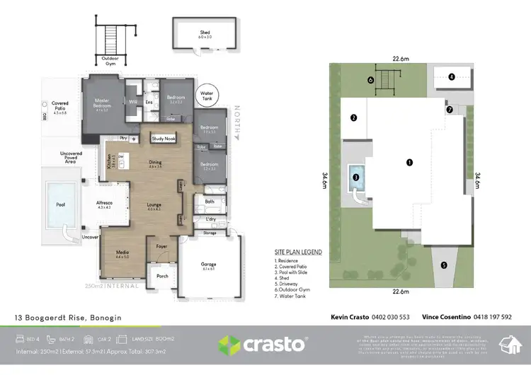 Floorplan of Homely house listing, 13 Boogaerdt Rise, Bonogin QLD 4213