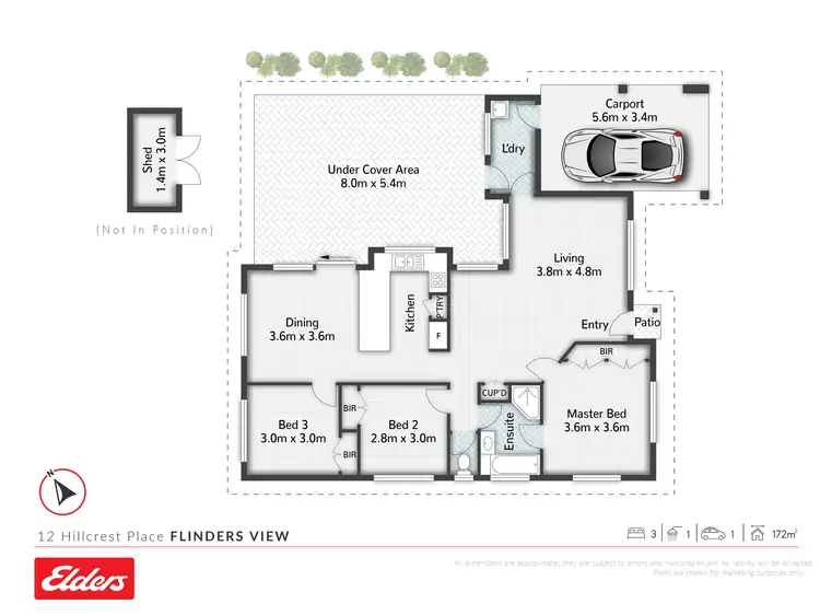 Floorplan of Homely house listing, 12 Hillcrest Place, Flinders View QLD 4305