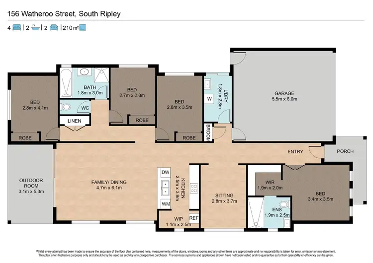Floorplan of Homely house listing, 157 Watheroo Street, South Ripley QLD 4306