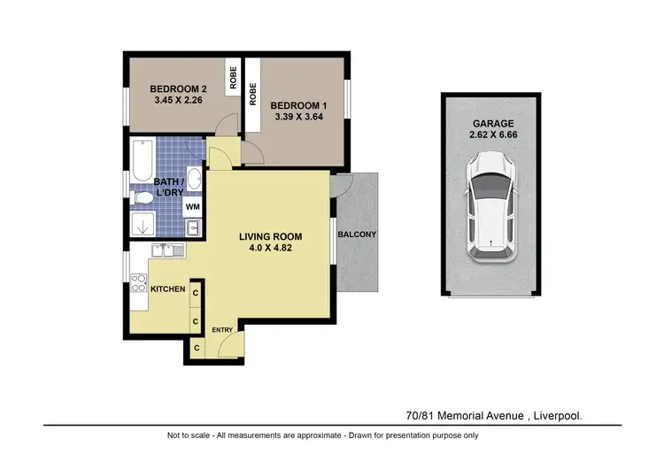 Floorplan of Homely apartment listing, 70/81 Memorial Avenue, Liverpool NSW 2170